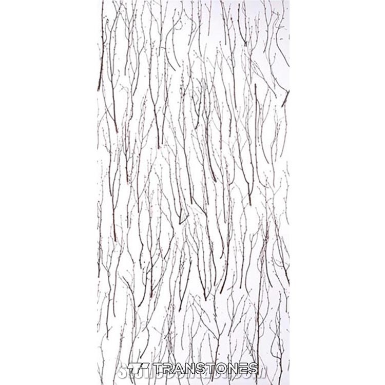 Tree Withe Pattern Acrylic Solid Surface Decors