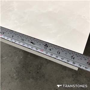 White Artificial Marble Stone Faux Alabaster Sheet