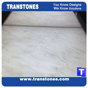 White Backlit Artificial Marble Sheet & Slabs