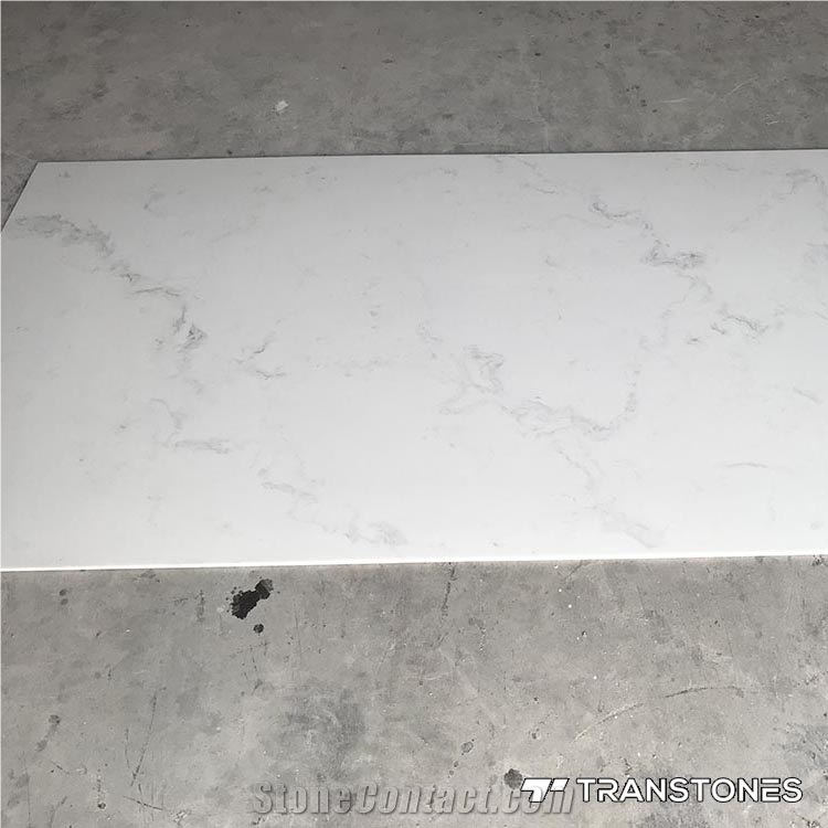 White Faux Alabaster Stone for Table Tops