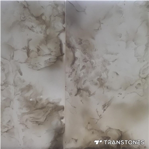 White Onyx Marble Artificial Stone Slab for Wall