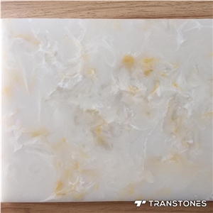 White Translucent Resin Panel Artificial Stone Panels