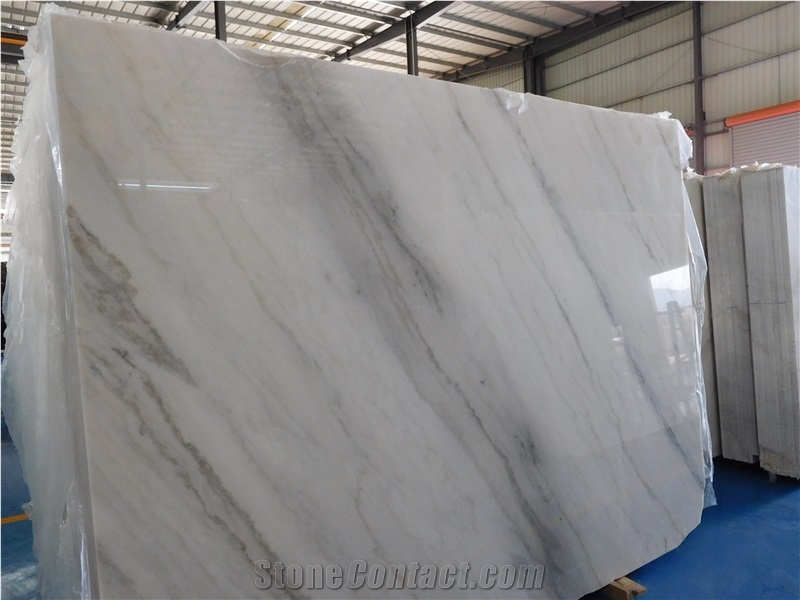 China Bianco Carrara White Marble Slabs & Tiles