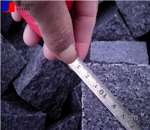 Changtai Black Granite,New G654 Natural Cobbles