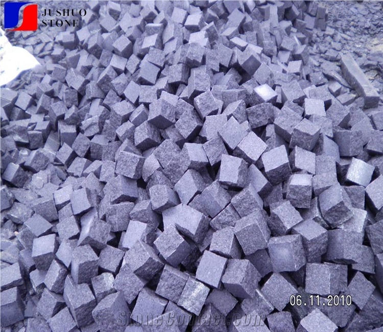 Changtai Black Granite,New G654 Natural Cobbles