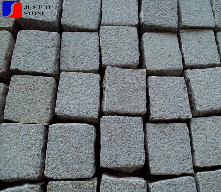 G682 China Yellow Porphyry Granite Cube Stones