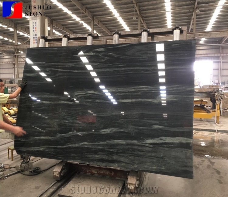 Green Fantasy Granite Tiles Slab for Wall Cladding