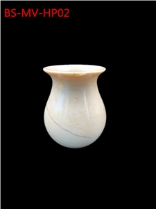 Beige Marble Vase