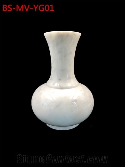 Carara Marble Vase