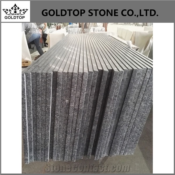 India Steel Gray Polished Granite Countertops