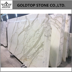 Italy Polished White Calacatta Gold Wall Tile