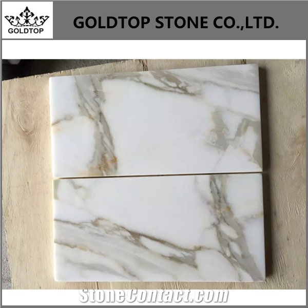 Italy Polished White Calacatta Gold Wall Tile
