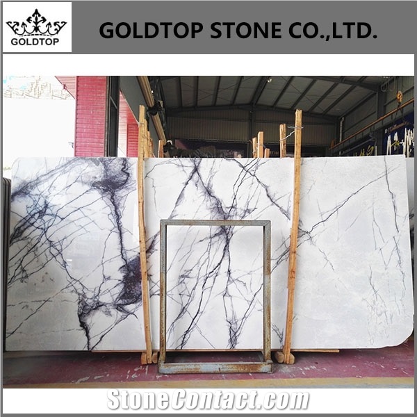 Milas White, New York Marble, Lilac Marlbe Slabs