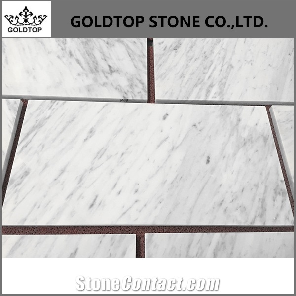 Top Quality Italy Bianco Carrara White Marble Tile