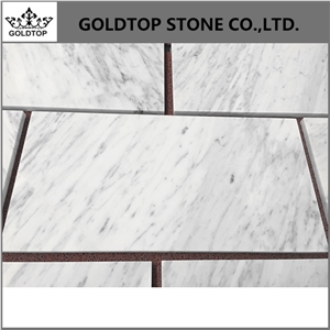 Top Quality Italy Bianco Carrara White Marble Tile