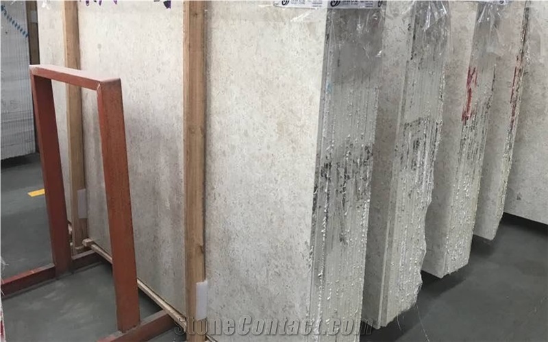 Omani Beige Marble Stone Polished Slabs
