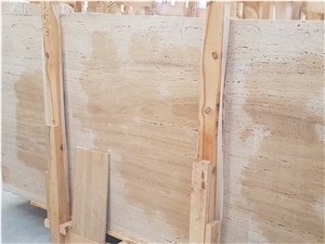 Walnut Travertine Vein Cut Slabs