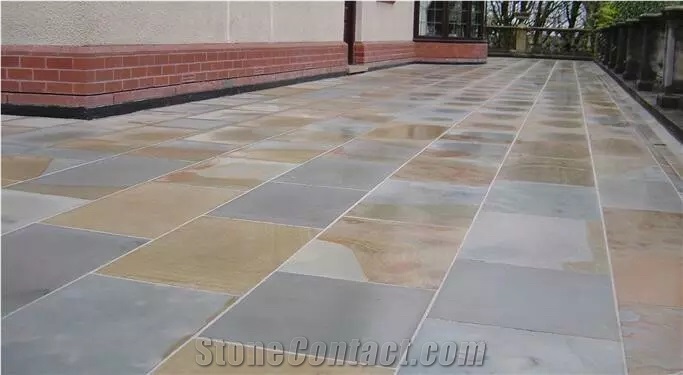 Rusty Blue Mixed Sandstone, Two Color Sandstone