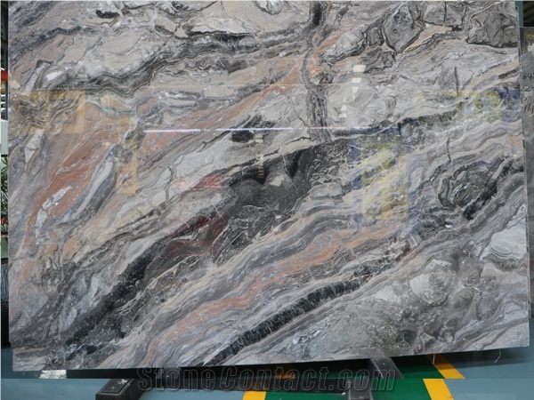 Impression Gray Marble Stone Tiles and Slabs
