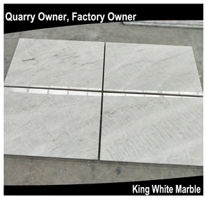 King/Well White Marble Slabs/Tiles for Floor Wall