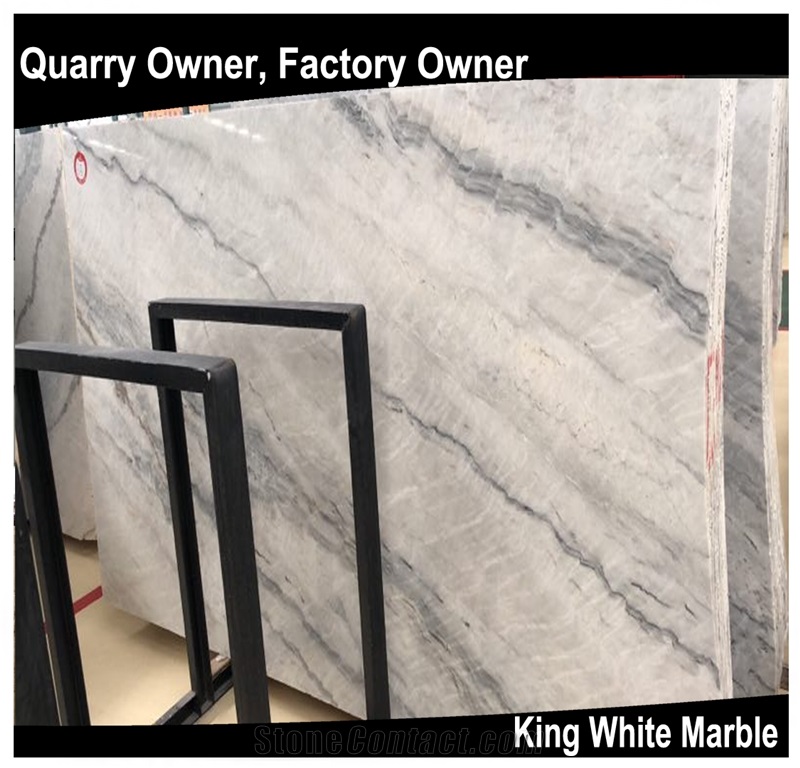 King/Well White Marble Tile for Floor Wall
