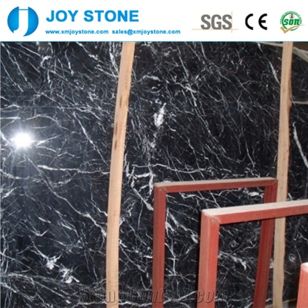 Whole Sales Nero Marquina Marble Gangsaw Slabs