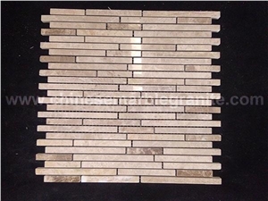 Beige and Brown Marble Mixed Mosaic Walling Tiles