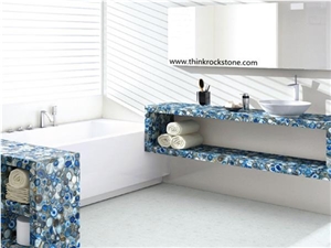 Blue Agate Bath Countertops