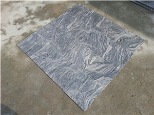 China Juparana Black Granite Walling Stone Tiles