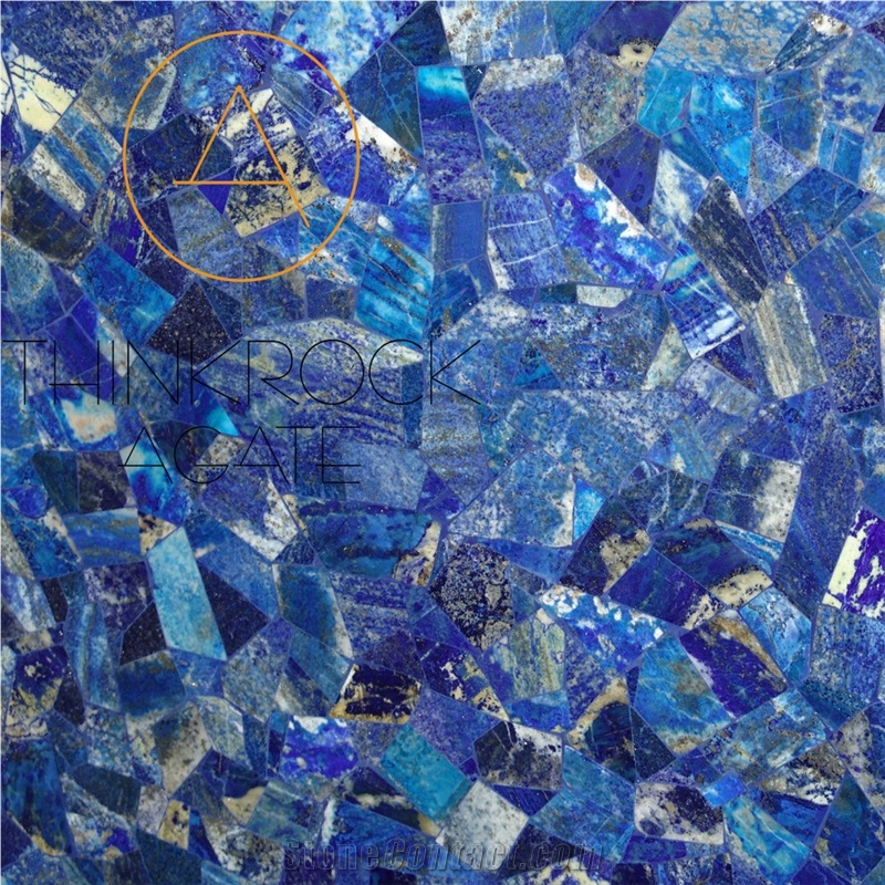 China Lapis Lazuli Semi Precious Stone for Countertops