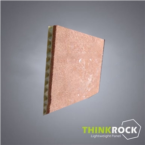 Red Sandstone Honeycomb Backed Walling Panels