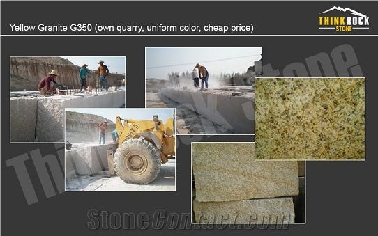 Shandong Rustic Rusty Yellow Granite G350