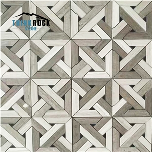 Teakwood Mosaic Tiles for Floor & Wall