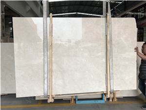 Crema Marfil Marble Slab Tile for Walling Flooring
