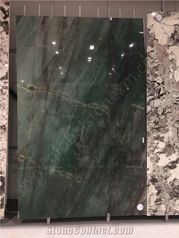 Pampers Green Quartzite Polished Big Slabs