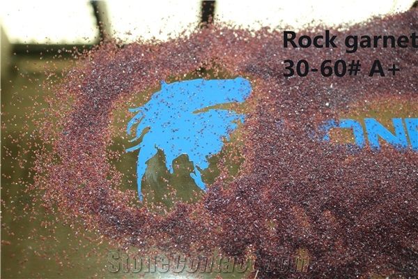 Sandblatsing Rock Garnet Sand 30-60 Mesh