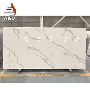 Quartz Stone Carrara White Quartz Surfaces Slab