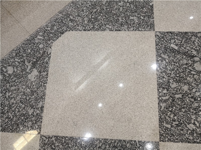 New Crystal Snowflake Pearl White Granite Tiles