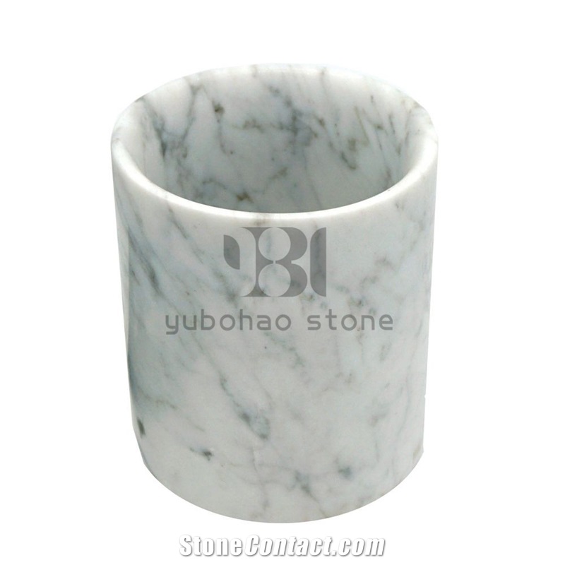 Bianco Carrara White, Round Dishes,Serving Plates