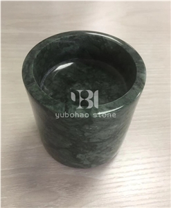 Kichen Decor Accessories, Dark Green Marble Bowls