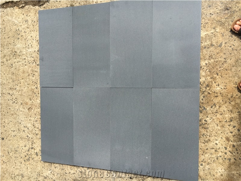 Vietnam Grey Basalt Honed Tiles