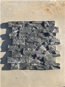 Black Color Slate Ledger Culture Stones Panel