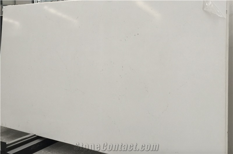 Cheap China Sivec White Quartz Stone Slabs Msq1195