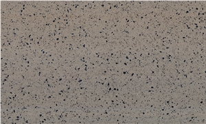 Cheap Sparkling Black Quartz Stone Tile Slabs 4017