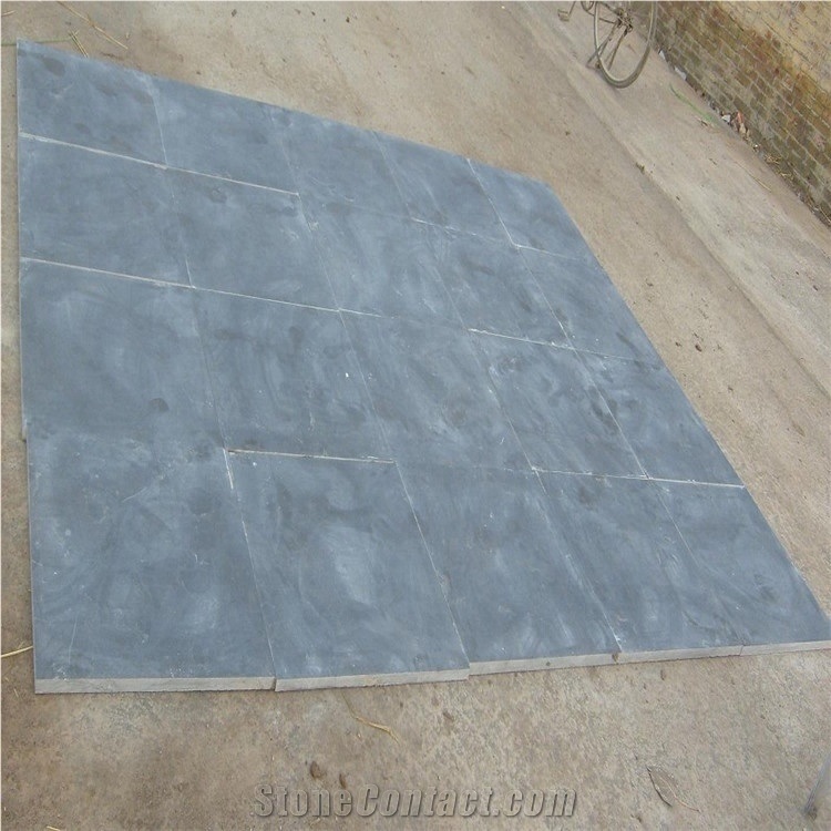 China Natural Blue Limestone Pavers Slab