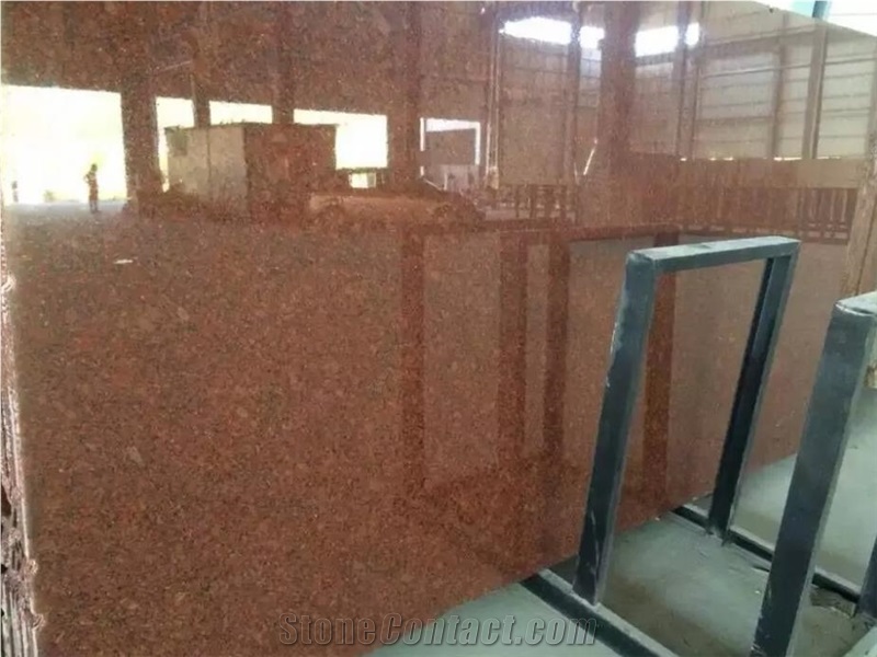 India Imperial Red Granite Polished Slabs & Tiles