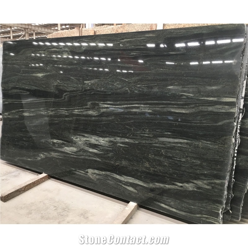 Olive Green Granite Slabs for Countertops