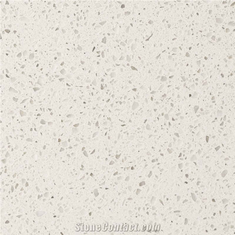 Polished 7001 Sparkling Crystal White Stone Slabs