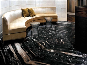 Polished China Silver Dragon Marble Flooring Tiles