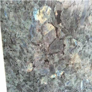 Polished Labradorite Blue Granite Slab